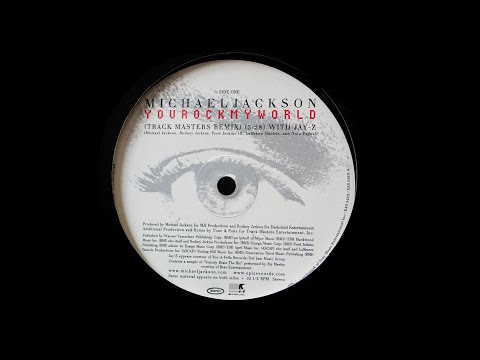 Michael Jackson feat Jay-Z - You Rock My World - Track Masters Remix Vinyl Promo (HQ)