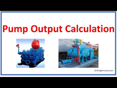 Part of a video titled Pump output calculation - YouTube