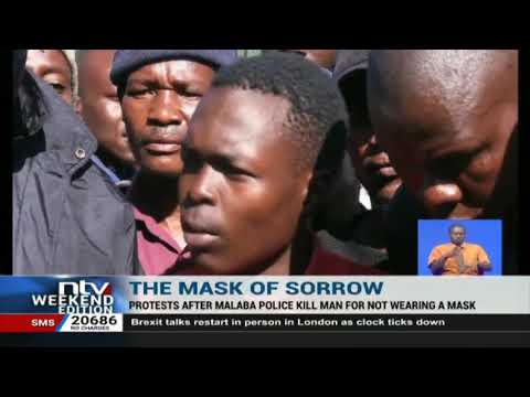 20-year-old man shot by police in Malaba for failing to wear a face mask