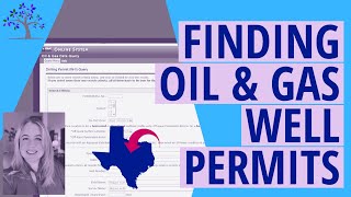 How to find an oil & gas well permit in Texas