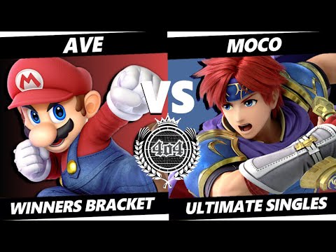 4o4 Smash Night 64 - GUMP2| Ave~ (Mario) vs moco (Roy) - Winner Round 2