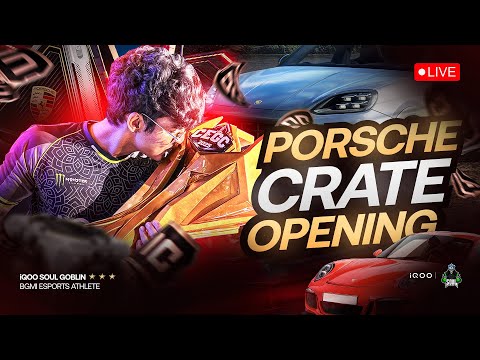 Porsche Crate Opening | Scrims GoBLiN is Live BGMI!🚀❤