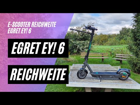 🛴 Egret Ey! 6 🏆 Reichweitentest (48V; 15,3AH; 450W)