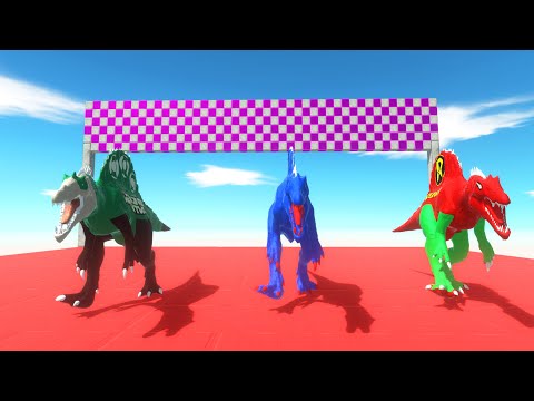 ALL COLORS CARNIVORE Jurassic Championship - Animal Revolt Battle Simulator