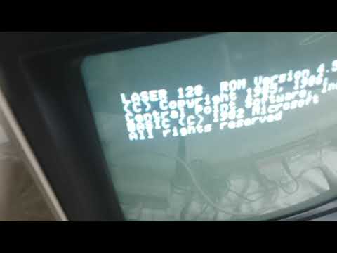 APPLE II CLONE! Vtech Laser 128EX vintage 80s computer found for free at garage sale