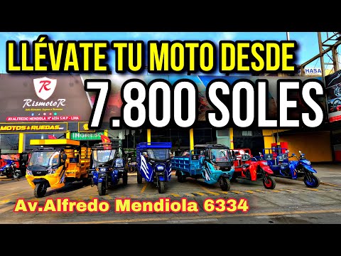 MOTORCYCLES AND WHEELS - Take home your motorcycle from 7,800 soles and up with a full warranty