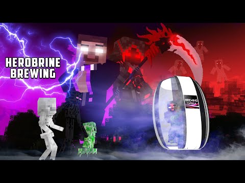 HEROBRINE BREWING Part 1 | Monster School Became HEROBRINE - Minecraft Animation