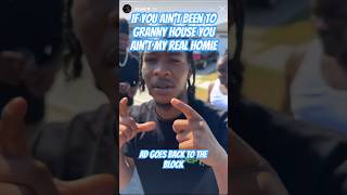 AD GOES BACK TO THE COMPTON CRIPS HOOD! #nojumper #backonfigg #cuhmunity