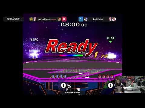Flynn's Arcade 042 Winners Finals - sunriseXpress (Ganondorf) Vs.  PorkChops (Falco) SSBU MELEE