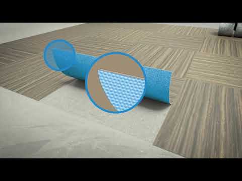 Anleitung:  Linoleum Fliesen verlegen