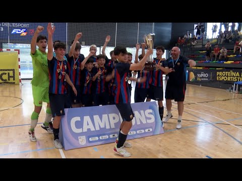 Resum Covisa Manresa FS - Barça (Final Copa Catalunya Infantil masculí FS23)