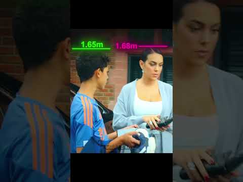 Ronaldo Jr VS Georgina's Height...🤯
