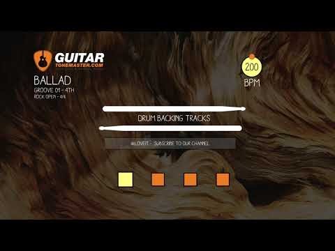 Ballad Drum Metronome Track 200BPM