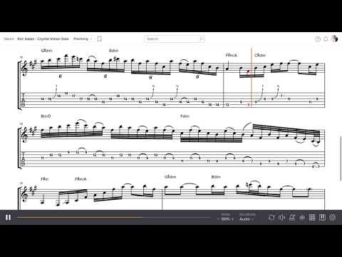 Eric Gales - Crystal Vision Solo Transcription