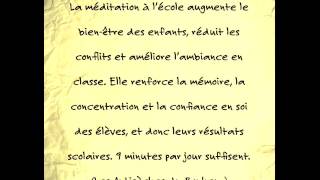 La Méditation à l'École - L'Oiseau, le Lion et l'Éléphant