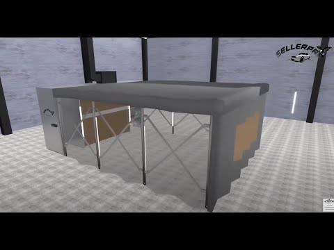 Cabine peinture rétractable démontable automobile : retra-flex | sellerpro_4