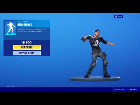 *NEW EMOTE* BOLD STANCE - NEW EMOTE IN ITEM SHOP (Fortnite Chapter 2 Season 2)