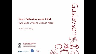 Michael R King COM371 9b Equity valuation using 2 Stage DDM + PVGO