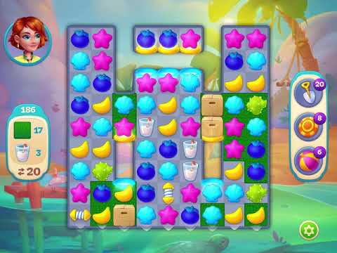 Hawaii Match-3 Mania - Level 186 - No Booster - FULL STORY - CaroGamesNL