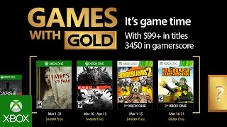 Games with Gold di marzo