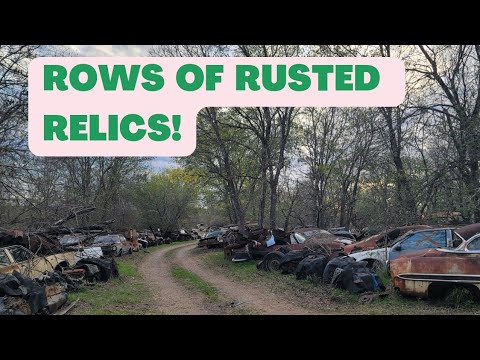 Exploring a HUGE ABANDONED Texas Salvage Yard! Hundreds of 1940s - 80s Cars & Trucks! Junkyard Tour