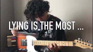 Panic! at the Disco - Lying Is The Most... (guitar cover by me)