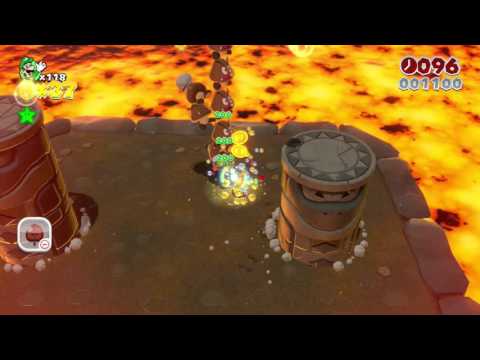 Super Mario 3D World: World 5-B - Fire Bros. Hideout #2 (Luigi)