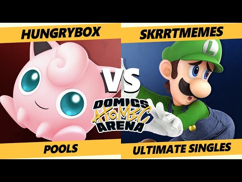 Domics Atomic Arena SSBU - Liquid | Hungrybox (Jigglypuff) Vs. Skrrtmemes (Luigi) Ultimate Pools