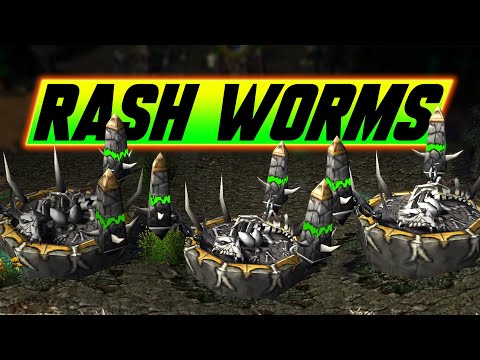 RASHING WORMS can be a big problem! - WC3 - Grubby