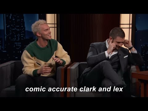 デヴィッド・コレンスウェットとニコラス・ホルトの「ストレート」な5分ほどのいちゃつき (david corenswet and nicholas hoult flirting for 5ish minutes “straight”)