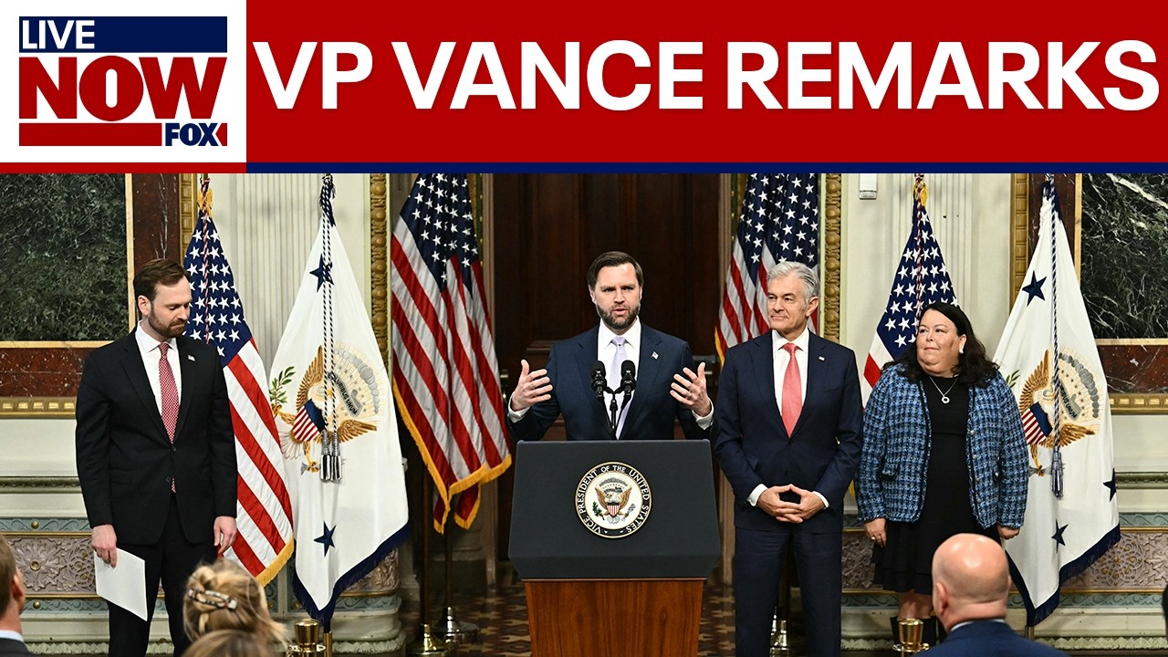VP Vance makes "major" announcements from White House Task Force to Eliminate Fraud