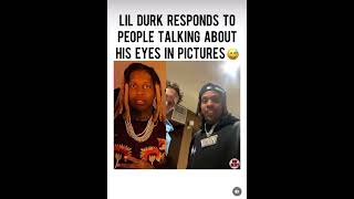 Lil Durk Responds To People Talking About His Eyes In Pictures