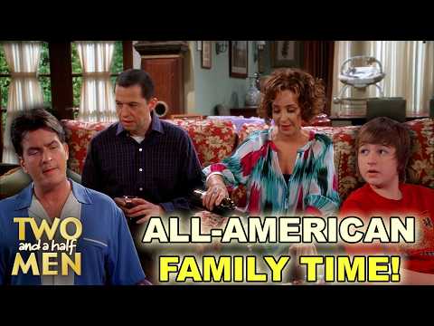 The Harpers Are Living the All-American Family Dream | Two and a Half Men