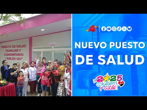 Gobierno de Nicaragua inaugura Puesto de Salud en Ciudad El Doral, Mateare beneficio para familias