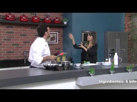 22/09/2014 Receitas Bom Sabor - Filet ao Molho Meia Cura