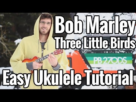 Ukulele Tutorial - Bob Marley Three Little Birds - EASY