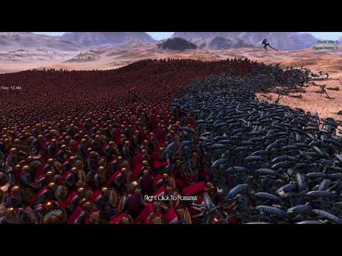 1,500 Xenomorph vs 20,000 Spartans Ultimate Epic Battle Simulator