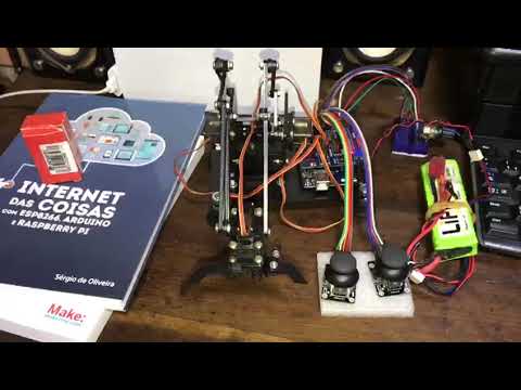 Arduino Braço Robótico (manual e automático programável)