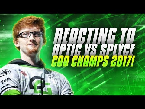 Reacting To OpTic vs Splyce At CoD Champs 2017!