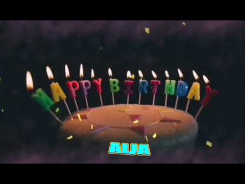 Amazing Happy Birthday AIJA song. Happy birthday song with names