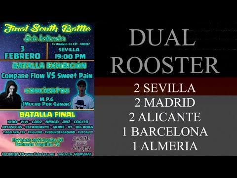 COMPARE FLOW vs SWEETPAIN (3 Febrero) + INFO DUAL ROOSTER - Diamond Rooster & Urban Roosters