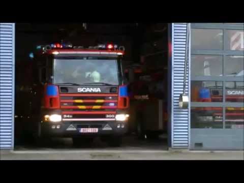 Uitruk Brandweer Zaventem voor brandalarm op Brussels airport