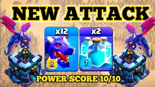 NEW TH13 ATTACK STRATEGY | Best Dragon With Clone Spell | CLASH OF CLANS | CWL TH13 VS TH14 ! COC