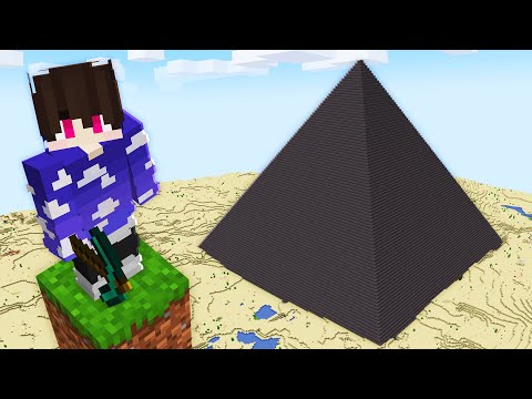 A PIRÂMIDE COLOSSAL DE NETHERITA DO MINECRAFT - StonksCraft 2