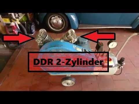 DDR Kompressor 2 Zylinder Umbau, Eigenbau, kein GKW HS1-40/70 W50