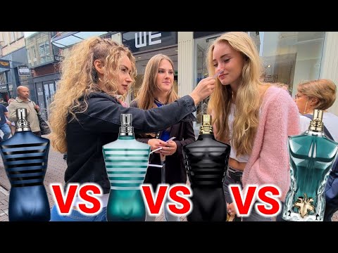 Women React to Jean Paul Gaultier Le Male, Le Male Le Parfum, Ultra Male & Le Beau 💥 Street Battle