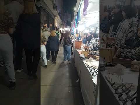 la noche de la peatonales . en rosario SantaFe argentina .200.000 personas concurrieron.