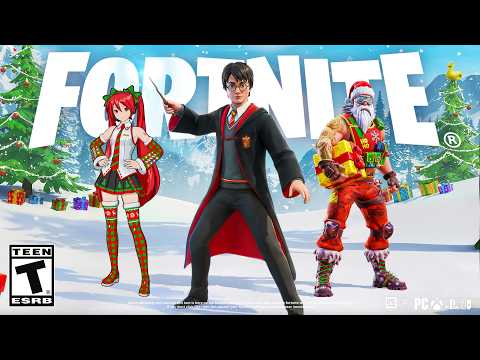 Our FIRST LOOK At Fortnite WINTERFEST!