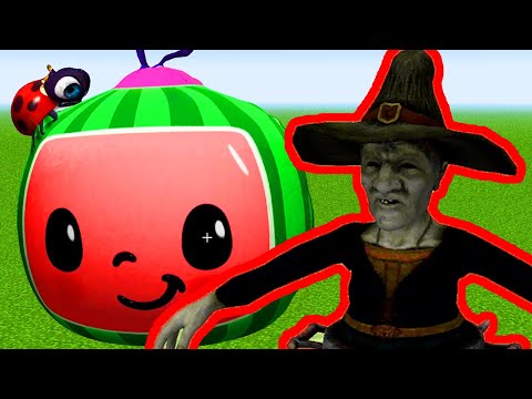 This is REAL WITCH | Eyes - The Horror Game in Minecraft vs COCOMELON
