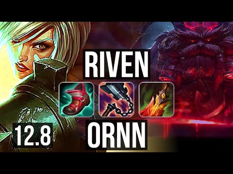 RIVEN vs ORNN (TOP) | 11 solo kills, Legendary, 2.3M mastery, 20/2/5, 500+ games | NA Master | 12.8